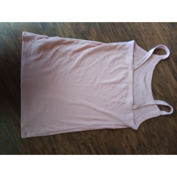 Women's Shirt NOBO Brand Pink Tank Top with Spaghetti Strap Size Medium 7-9 - Picture 2 of 3